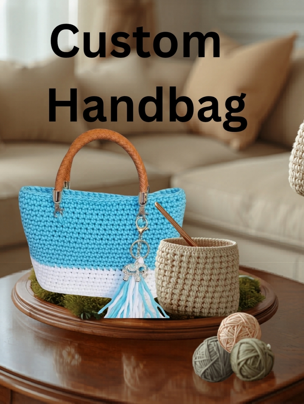 Custom Handcrafted Handbag- NWT